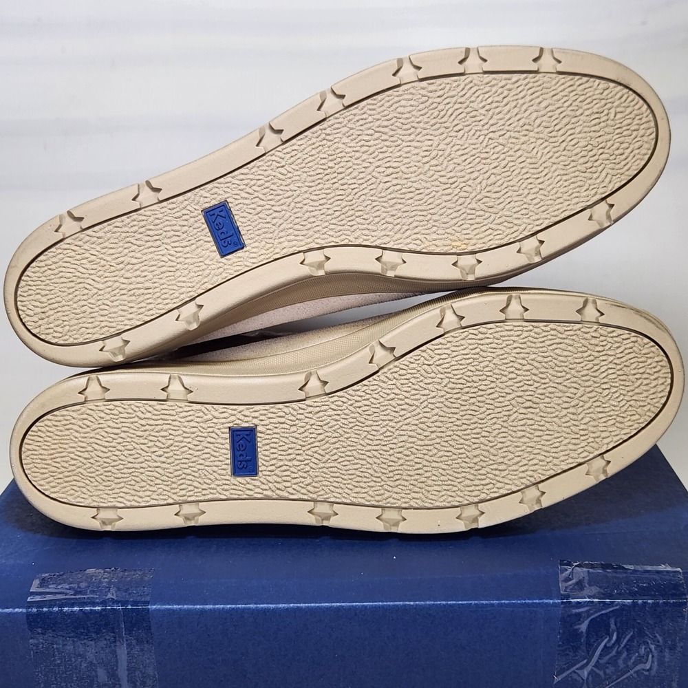 Keds Tahoe Suede Cable Knit Oat Womens Platform Sneakers WH67349 Size 11 - Picture 5 of 8